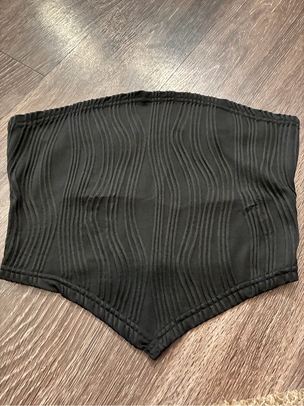 SHEIN Black High-Waist Textured Sculpting Shorts